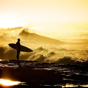 Merewether Beach Surfboard Print Merewether Beach Surfboard Print