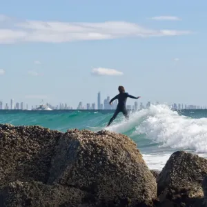 Surfing the waves Surfing the waves