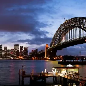 Sydney blue hour