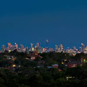 Sydney Build view after sunset