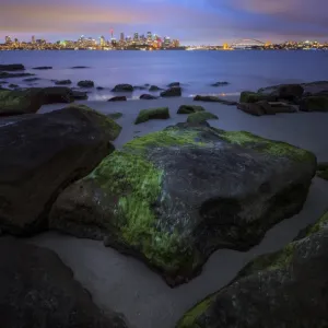 Sydney city at dusk, taken from North Sydney Sydney city at dusk, taken from North Sydney
