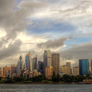Sydney cityscape in cloudy day