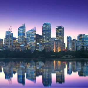 Sydney Morning Cityscape Print Sydney Morning Cityscape Print