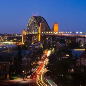 Sydney Harbour Bridge Print from Observatory Hill