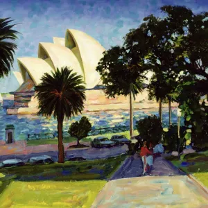 Sydney Opera House, PM, 1990 (oil on canvas)