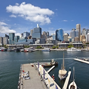 Sydney skyline Darling Harbour