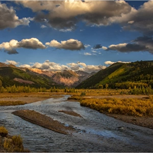 Telluride valley, Colorado, south west United States of America