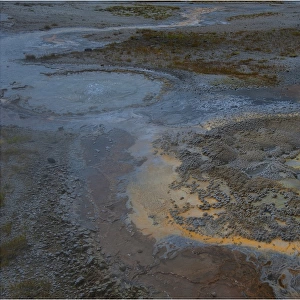 Thermal area, Yellowstone National Park, Wyoming, western United States of America