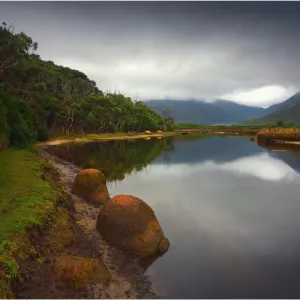 Tidal river estuary, Wilsons Promontory national park, Victoria, Australia Tidal river estuary, Wilsons Promontory national park, Victoria, Australia