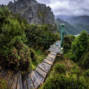 Toilet at Hanging Lake in Eastern Arthurs Range, Tasmania