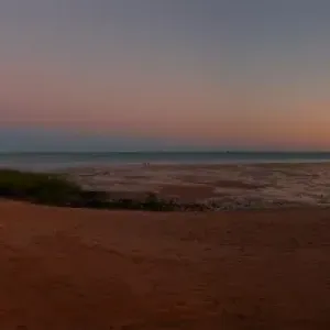 Town beach panorama Broome Town beach panorama Broome