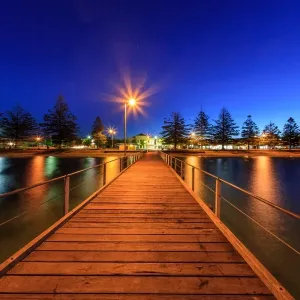 Muelle del Pueblo, Puerto Lincoln, Australia del Sur. Muelle del Pueblo, Puerto Lincoln, Australia del Sur.