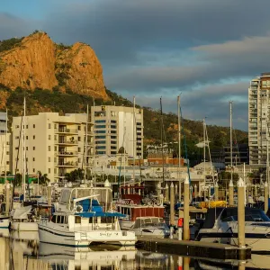 Townsville City Print: Castle Hill Marina View