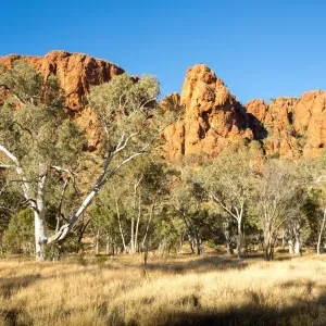 Trephina Gorge. Alice Springs. Australia Trephina Gorge. Alice Springs. Australia
