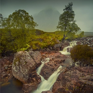 Tumbling stream Buachaille Etive Mor, Scottish highlands