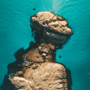 Twilight Cove Aerial Print