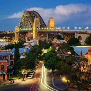 Twilight over the Harbour Bridge Twilight over the Harbour Bridge