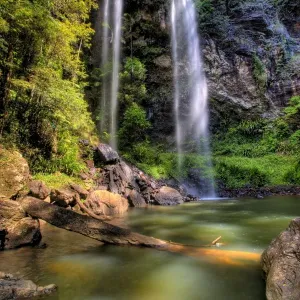 Twin Falls Springbrook National Park Print