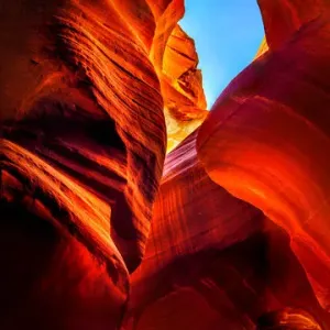 Upper Antelope Canyon Print: Red Rock Formation