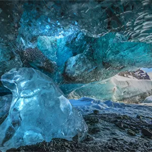 Vatnajokull glacier and cave, Iceland