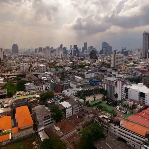 View of Bangkok City and the Surroundings, Thailand