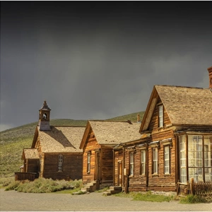 A view of Bodie, an abandoned historic mining town in the Sierra Nevadas of California