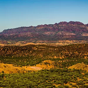 View of Elder Range from the top of Wilpena Pound in Flinders Ranges, South Ausralia