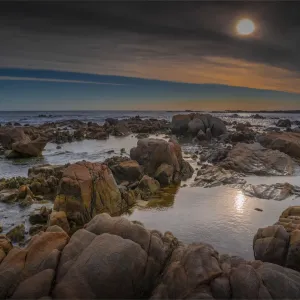 Half Moon Bay Print, King Island Coastline Half Moon Bay Print, King Island Coastline