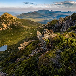 View from the top of Hatz Peak at Hartz Mountains National Park, Tasmania