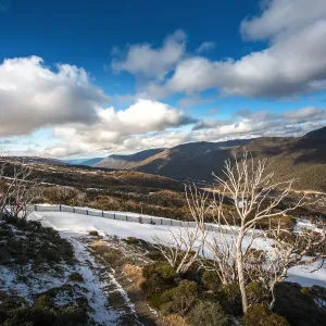View from the top of Kosciuszko National park View from the top of Kosciuszko National park