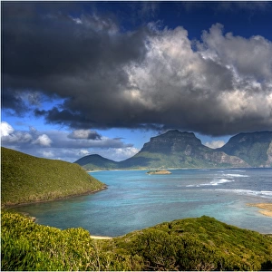 View from Mount Eliza on Lord Howe Island, New South Wales, Australia