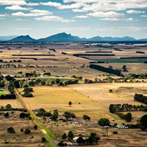 View from mt Rouse to the Grampinans Ranges, Victoria