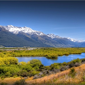 View near Glenorchy South Island of New Zealand