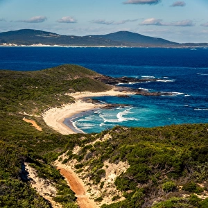 View to the Parry Beach in William Bay National Park