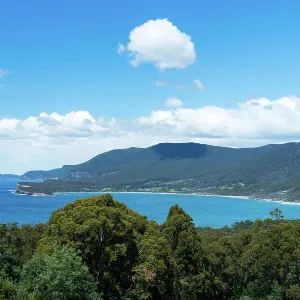View over Pirates Bay, Eaglehawk Neck, Tasmania View over Pirates Bay, Eaglehawk Neck, Tasmania