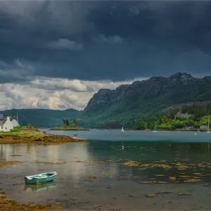 Plockton Harbour Print, Scottish Highlands Plockton Harbour Print, Scottish Highlands