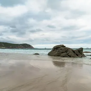 A view of Squeaky Beach | Wilson's Promontory National Park | Victoria | Australia A view of Squeaky Beach | Wilson's Promontory National Park | Victoria | Australia