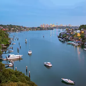 View over Sydney on Parramatta River