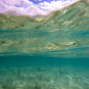 Underwater Wave Patterns Print, Gold Coast Australia Underwater Wave Patterns Print, Gold Coast Australia