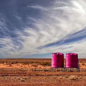 Water Tanks in Outback Australia Water Tanks in Outback Australia