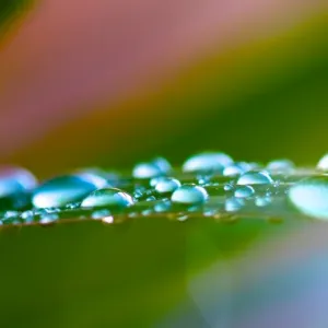Gotas de agua creando una hermosa imagen abstracta.