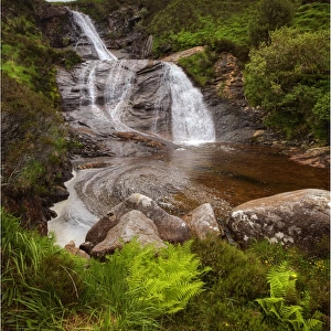 Waterfall near Sligachan, Isle of Skye, Inner Hebrides, Scotland