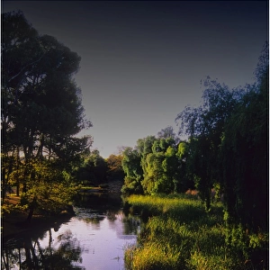 Waterway and Parklands in the Clare Valley, South Australia