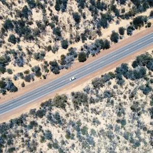 Western Australia Road Print - High Angle View