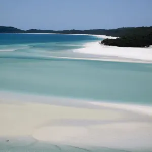Whitehaven Beach, Hill Inlet, Tounge Point, Whitsunday Island, Whitsunday Islands, Queensland, Australia