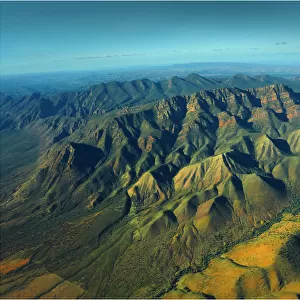 Wilpena Pound from the air, Flinders Ranges, South Australia