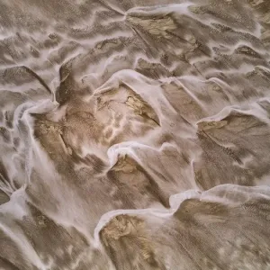 Windswept Sand Dunes Print, South Australia Aerial View