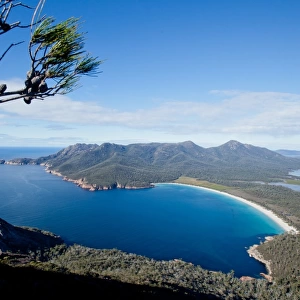 Wineglass Bay beach in Tasmania