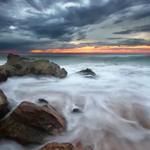 Winter morning at Mona Vale Beach Winter morning at Mona Vale Beach