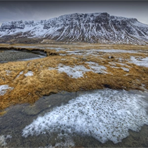 Winter Scenery at Snaefellsvegur, Iceland